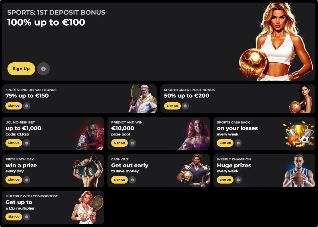 VipZino sport bonuses